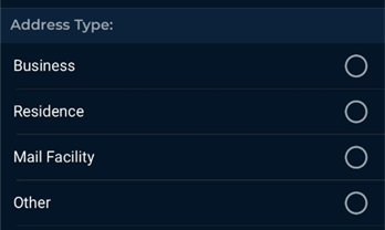 Address type