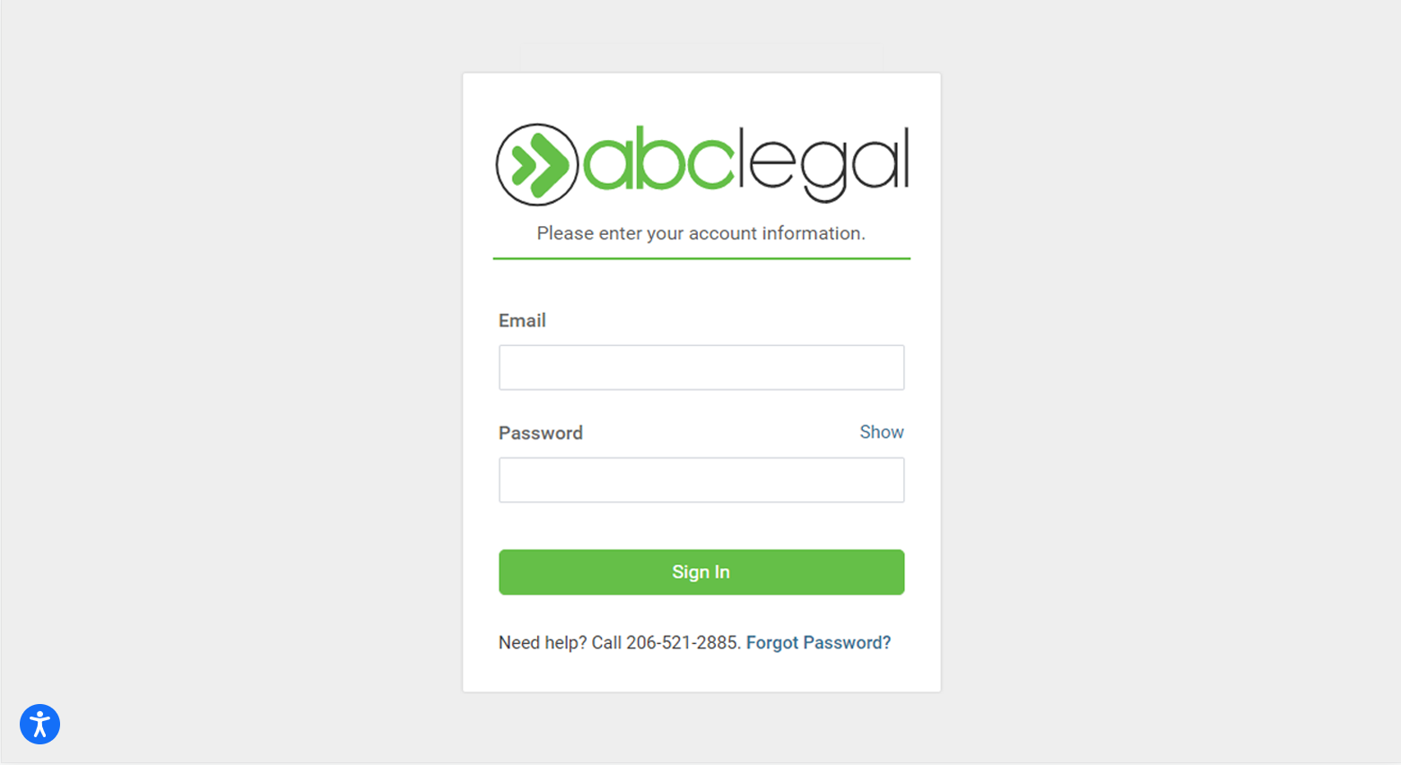 Log in to Your Account